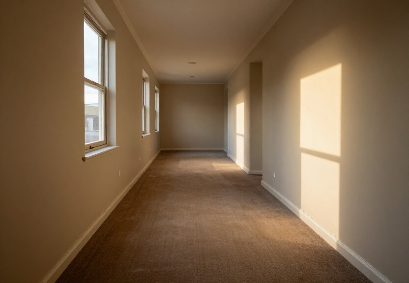 Dry and restored living room in Banksia after flood restoration